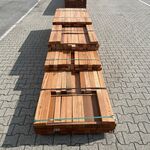 Ca. 128x Angelim Pedra Onderliggers Geschaafd, 45x68mm, lengte 21/150c